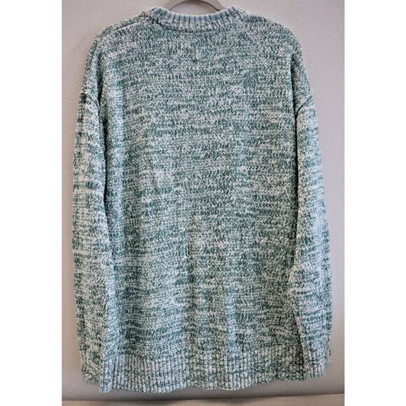 BDG x Urban Outfitters Men's Sz L Clark Green Crew Neck Pullover Sweater - Picture 2 of 10